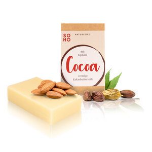 Duschseife | COCOA | Kakaobutter & Schokoladenduft - SOHO Naturkosmetik