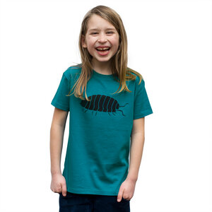 Kinder T-Shirt Greta Assel in ocean depth - Cmig