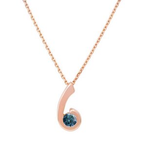 Elegante Halskette mit blauem Diamanten Renu - Eppi