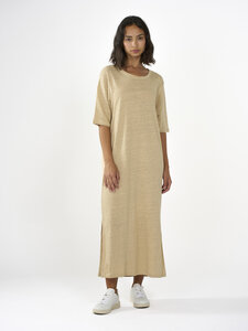 Leinenkleid - Linen short sleeved t-shirt dress - GOTS/Vegan - KnowledgeCotton Apparel