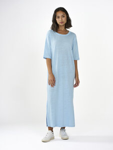 Leinenkleid - Linen short sleeved t-shirt dress - GOTS/Vegan - KnowledgeCotton Apparel