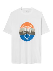 T-Shirt Print - Regular mountain front print t-shirt - aus Bio - Baumwolle - KnowledgeCotton Apparel