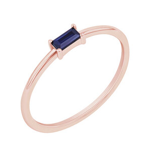 Ring mit Saphir im minimalistischen Design Koos - Eppi