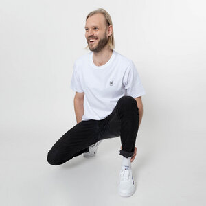 Unisex T-Shirt aus Biobaumwolle - Modell ROCK´n´ROLL mit gestickter Veredelung - Fyngers