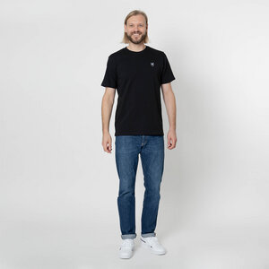 Unisex T-Shirt aus Biobaumwolle - Modell ROCK´n´ROLL mit gestickter Veredelung - Fyngers
