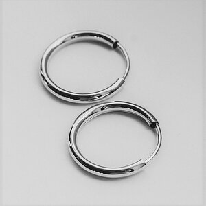 Ohrringe Hoops Valentina - 925 Sterling Silber - MOANINA