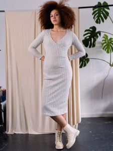 Reversible Midi-Kleid aus Bio-Baumwolle - Cossac
