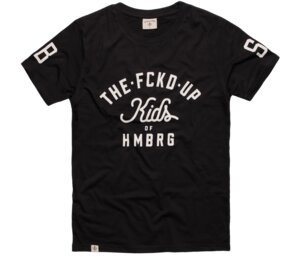 Bidges&Sons "FCKD Up Kids" Gents T-Shirt, black - Bidges&Sons