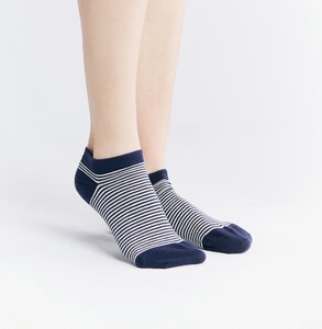 1 oder 5 Paar Sneaker Socken Ringel Bio-Baumwolle Söckchen - Albero Natur