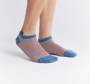 1 oder 5 Paar Sneaker Socken Ringel Bio-Baumwolle Söckchen - Albero