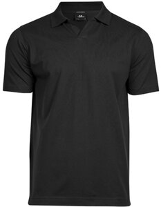 Stretch Herren Polo Shirt Kurzarm V - Ausschnitt Bio - Baumwolle - TeeJays