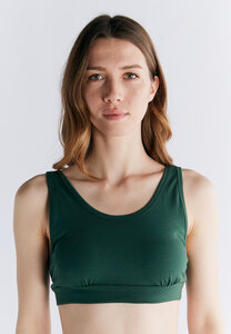 Damen Bustier Envelope Bio-Baumwolle Sport BH Top T-Shirt "ALBERO 1513" - Albero