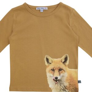 ENFANT TERRIBLE Shirt Fuchs Print sand - Enfant Terrible