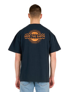 Herren T-Shirt Save the earth reine Bio-Baumwolle - KnowledgeCotton Apparel