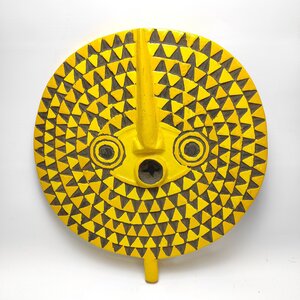 Sonnenmaske "Masque solaire" aus Burkina Faso | Wanddekoration | verschiedene Größen und Farben | Unikate - Moogoo Creative Africa
