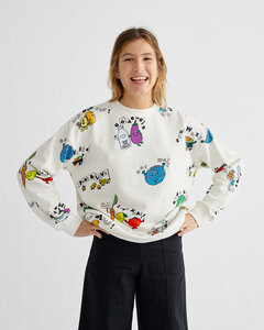 Sweatshirt Veggie aus Bio-Baumwolle - thinking mu