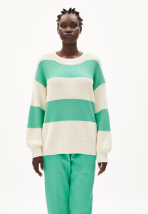 HAAYLE BLOCKSTRIPES - Damen Pullover Loose Fit aus Bio-Baumwolle - ARMEDANGELS