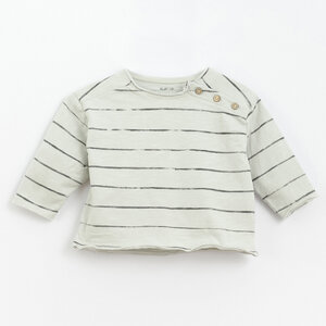 Baby Kinder Langarm Shirt mit Ringel aus Bio-Baumwolle - PLAY UP