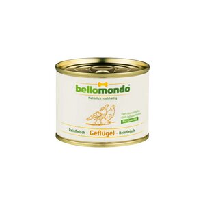 Bio-Geflügel Reinfleisch (Feuchfutter für Hunde) - bellomondo