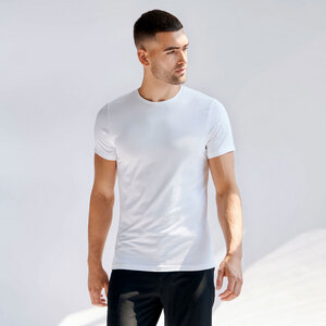 Herren T-SHIRT mit Rundhalsausschnitt "Crew Neck" mit Elasthan - Bread & Boxers