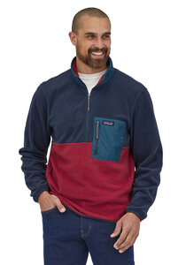 Fleece-Pullover - M's Microdini 1/2 Zip P/O aus recyceltem Polyester - Patagonia
