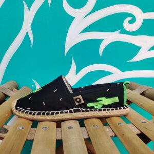 Espadrilles 'HAPPINESS' (Cactus) - REFISHED fair fashion