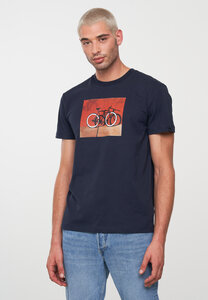 Herren T-Shirt aus weicher Baumwolle (Bio) | AGAVE BIKE WALL recolution - recolution