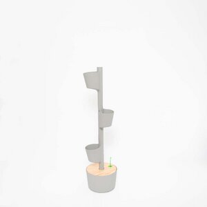 Vertikaler Blumentopf mit 3 luftreinigenden Pflanzen - CitySens