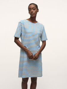 Sommerliches Streifenkleid aus Hanf und Bio-Baumwolle - LANIUS