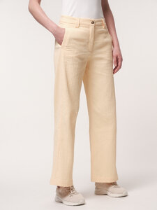 Marlenehose mit Struktur aus Bio-Baumwolle - LANIUS