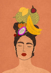 Wandbild / Poster / Leinwand  - Fruity Head - Photocircle