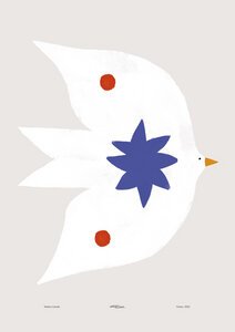Wandbild / Poster / Leinwand  - Printed wall art with White bird - Photocircle