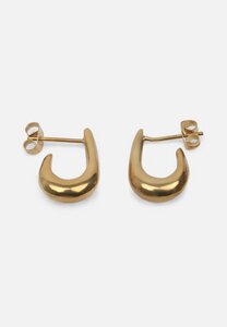 Chunky Kreolen mit Stecker // Klein // Gold - FOLKDAYS