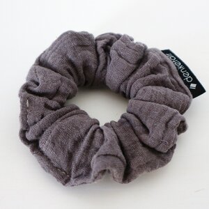 Veganes denkefair Scrunchie, Haargummi Petite 'Musselin - denkefair
