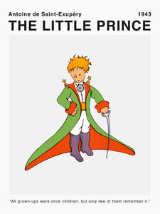 Poster / Leinwandbild / Wandbild - The little Prince - All grown-ups were once children - Photocircle