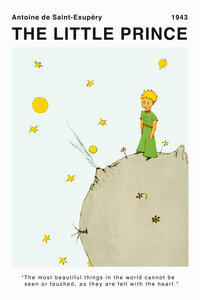 Poster / Leinwandbild / Wandbild - The little Prince - The most beautiful things - Photocircle