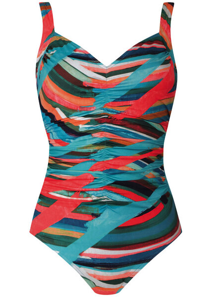 SUNFLAIR Tankini Zweiteiler mit aushakbaren und verstellbaren Trägern eingearbeitete Softschalen großer CUP Tailienslip SUNFLAIR Tankini Zweiteiler mit aushakbaren und verstellbaren Trägern eingearbeitete Softschalen großer CUP Tailienslip