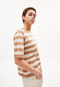 FINIAA BLOCK STRIPES - Damen T-Shirt Loose Fit aus Bio-Baumwolle - ARMEDANGELS