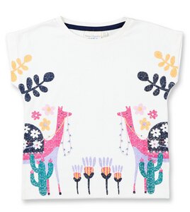 Mädchen Shirt mit buntem Druck aus Bio-Baumwolle - Sense Organics & friends in cooperation with GARY MASH