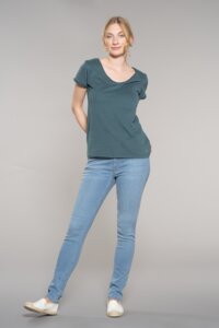 Hanna | Skinny HighWaist | Hyperflex | Summerblue - Feuervogl