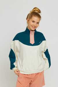 Zip Pullover - Vera Half Zip - aus Bio- Baumwolle und recyceltem Polyester - Mazine