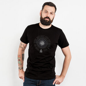 Jase34 – Blind - Mens Low Carbon Organic Cotton T-Shirt - Nikkifaktur
