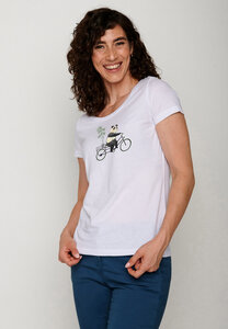 Bike Panda Loves  - T-Shirt für Damen - GREENBOMB