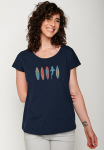 Lifestyle Shark Cool  - T-Shirt für Damen - GREENBOMB