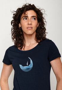 Nature Boat Wave Loves   - T-Shirt für Damen - GREENBOMB