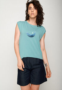Nature Boat Wave Tender  - T-Shirt für Damen - GREENBOMB