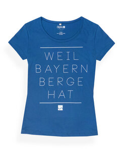 Shirt Weil Bayern Berge hat blau - Degree Clothing