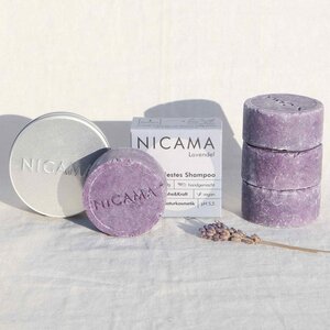 Festes Shampoo 4er Set mit Aufbewahrungsdose - NICAMA - NICAMA