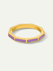 Color Pop Angled Ring | Emaille Ring Sommer - DEAR DARLING BERLIN