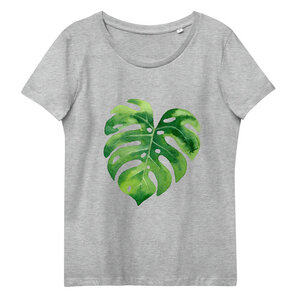 Eco-T-Shirt für Damen Monstera - earlyfish